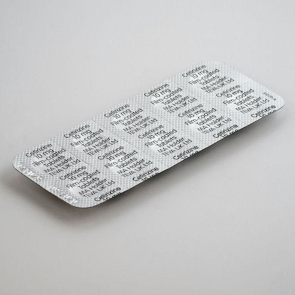 photo of the back of a pack of pills to represent compliance packaging