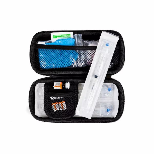 photo of a life saving naloxone kit