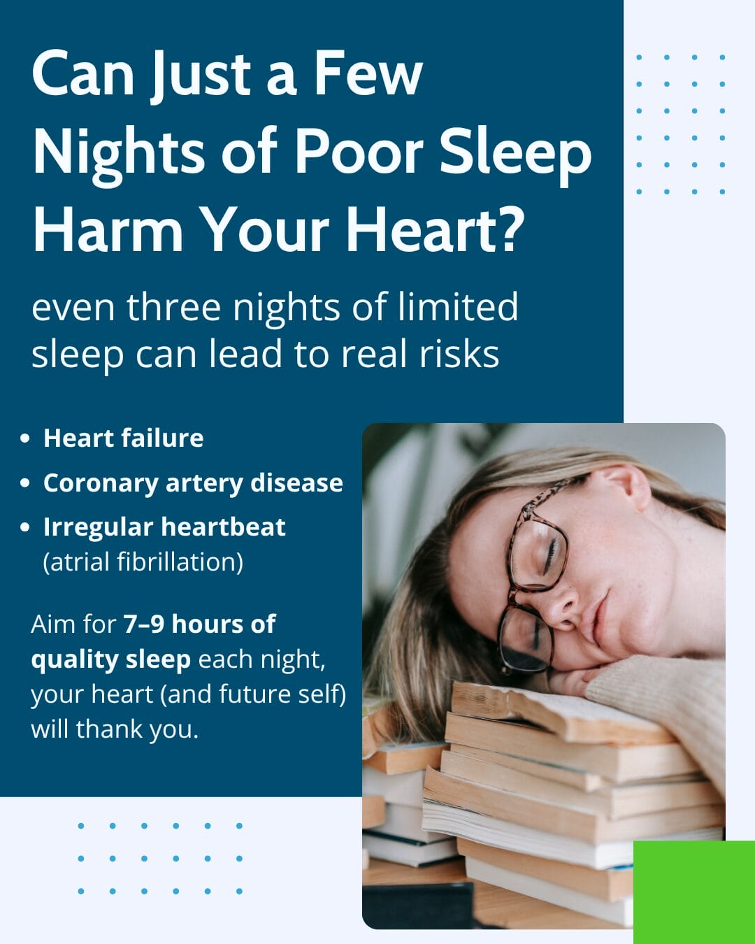 Can Just a Few Nights of Poor Sleep Harm Your Heart?
