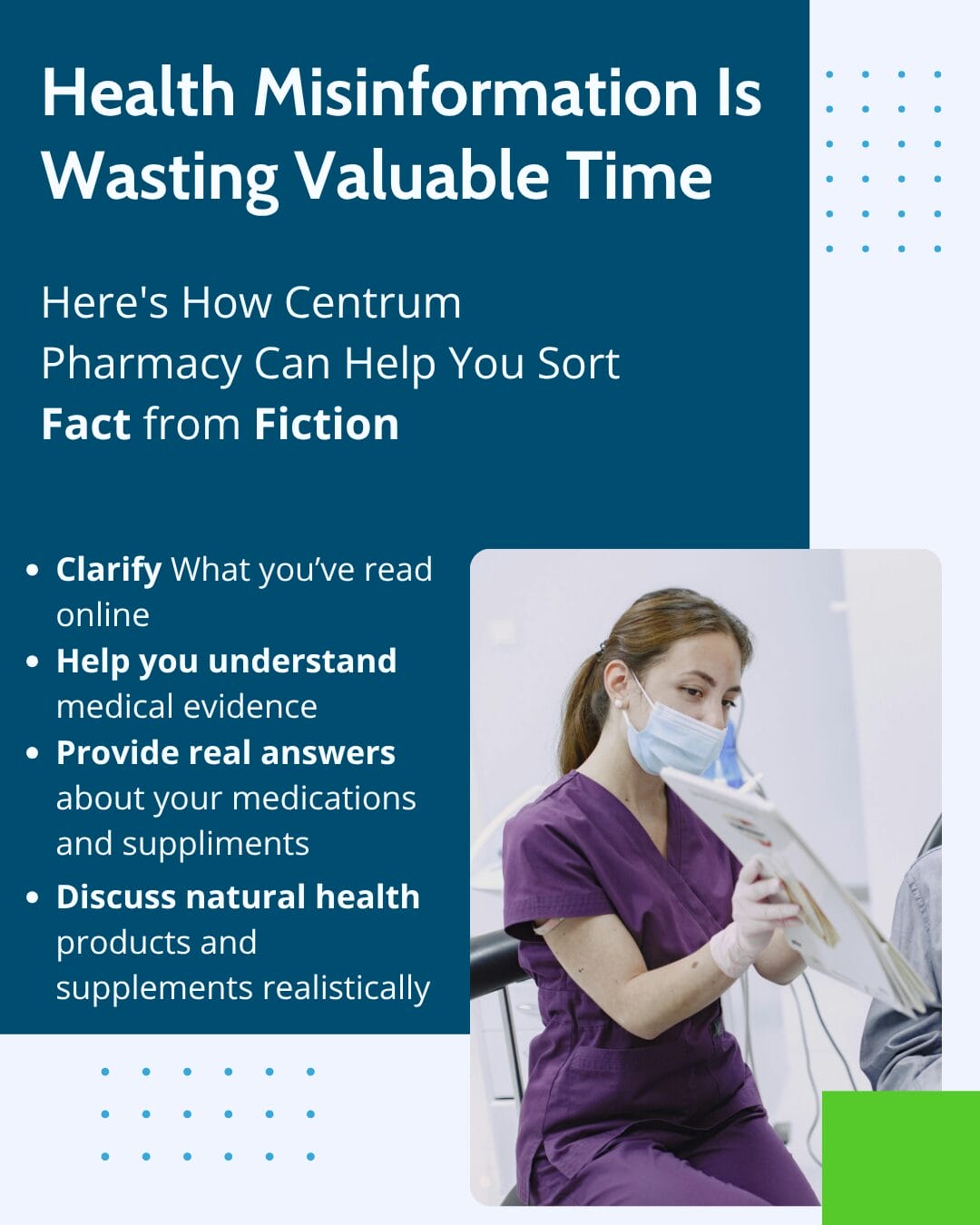 Health Misinformation Is Wasting Valuable Time — Here’s How Centrum Pharmacy Can Help You Sort Fact from Fiction