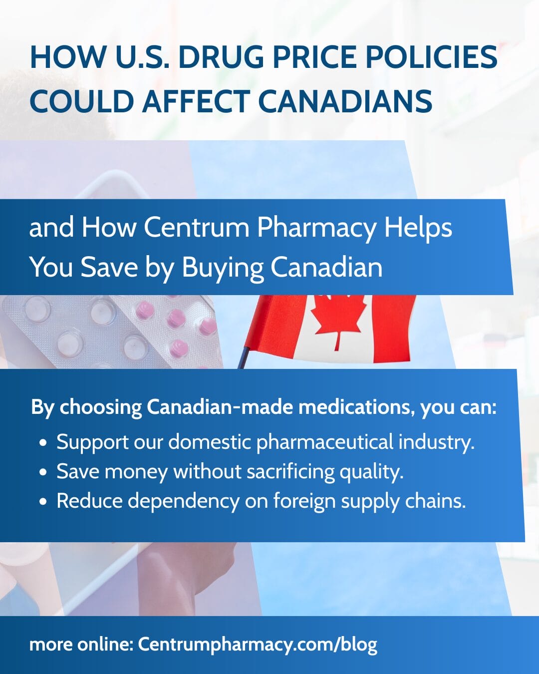 How U.S. Drug Price Policies Could Affect Canadians – and How Centrum Pharmacy Helps You Save by Buying Canadian