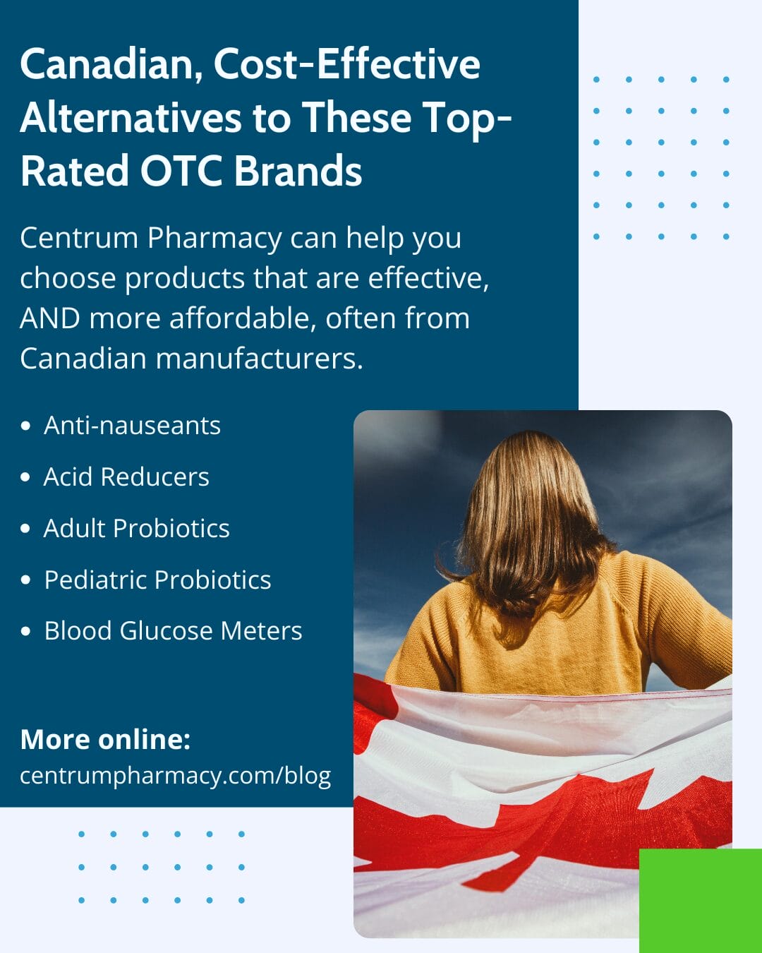 Ask Us First! We’ll Show You Canadian, Cost-Effective Alternatives to These Top-Rated OTC Brands