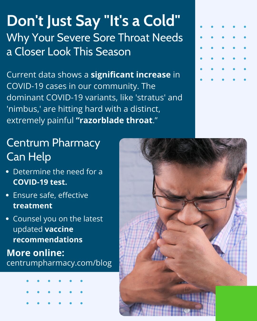 Don’t Just Say “It’s a Cold”: Why Your Severe Sore Throat Needs a Closer Look This Season