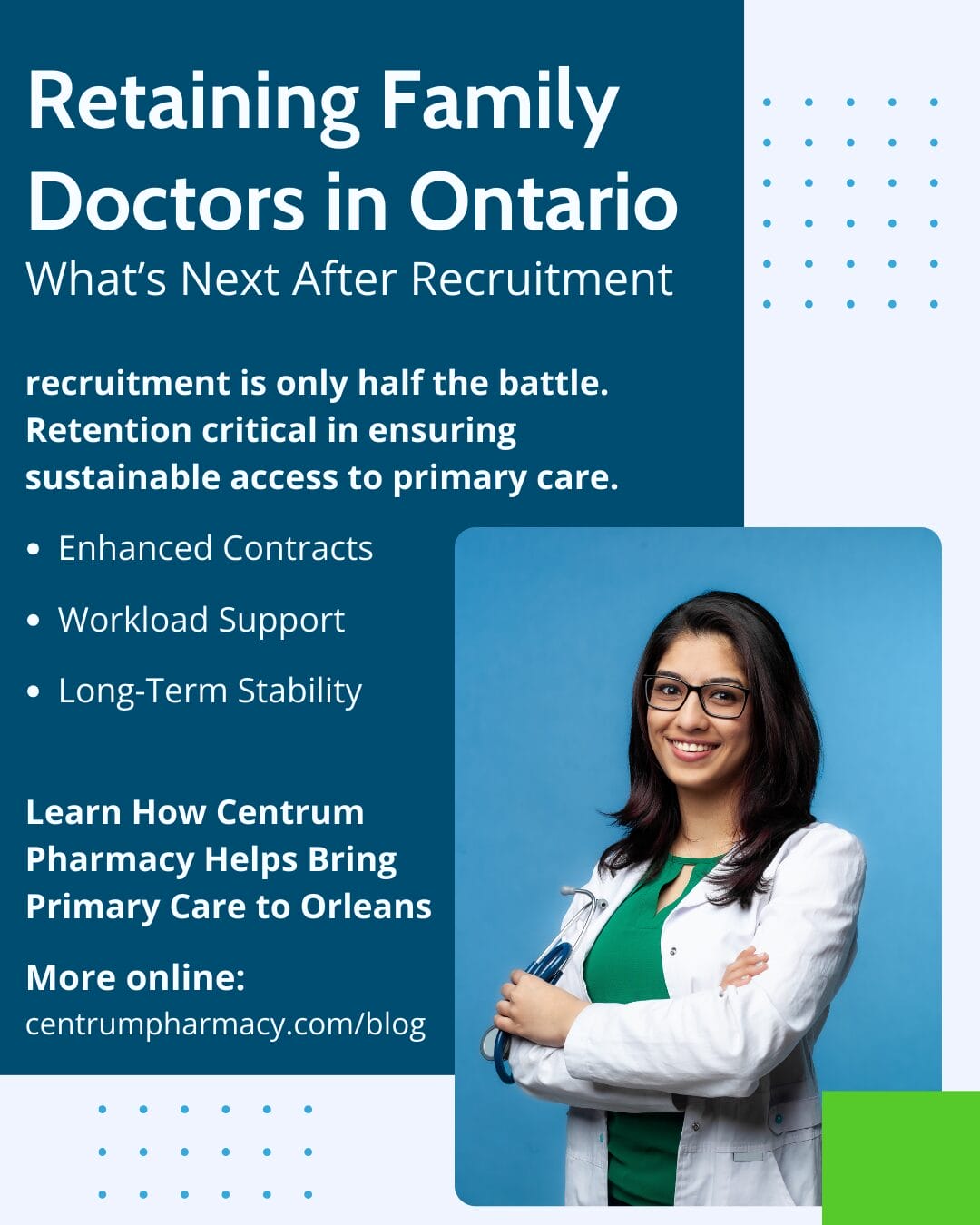 Retaining Family Doctors in Ontario: What’s Next After Recruitment