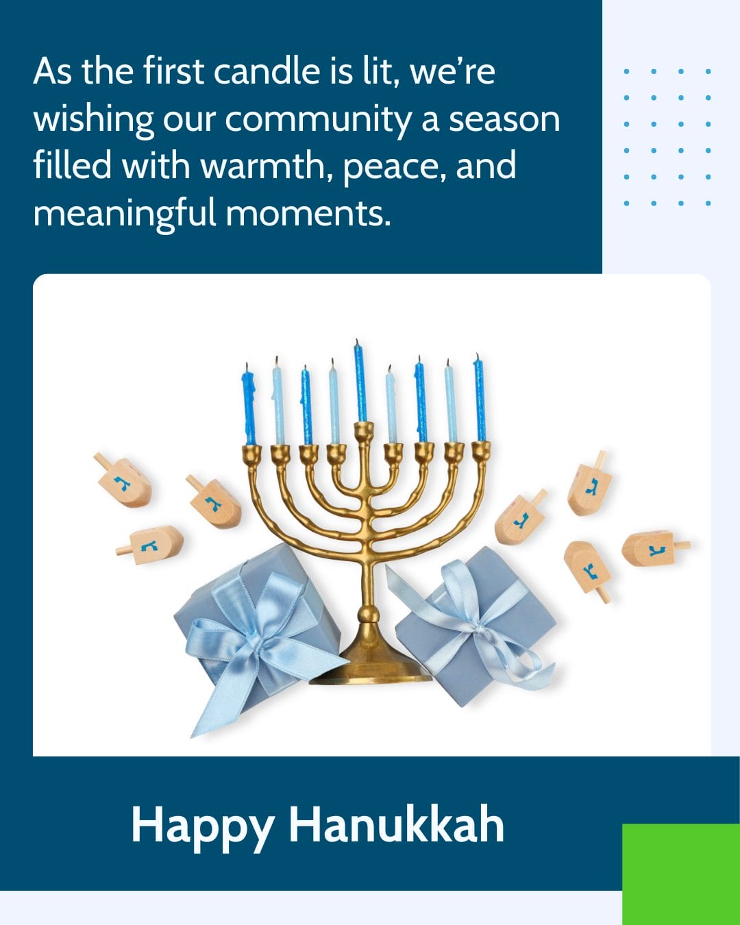 Warm Hanukkah Wishes From Our Team