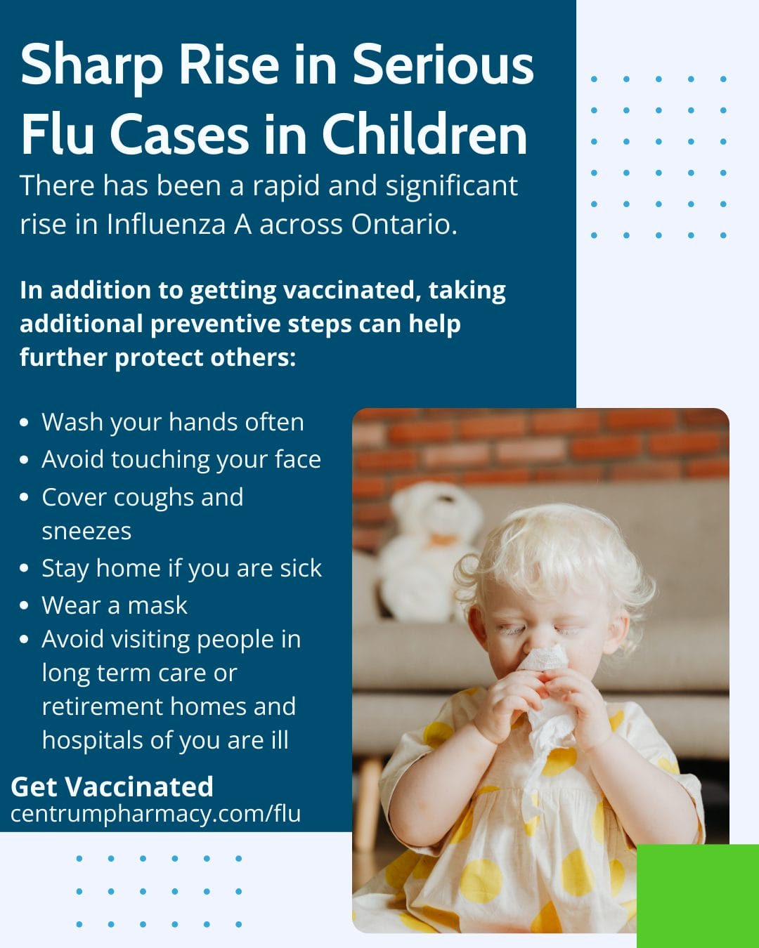 Statement from Regional Medical Officers of Health on Sharp Rise in Serious Flu Cases in Children