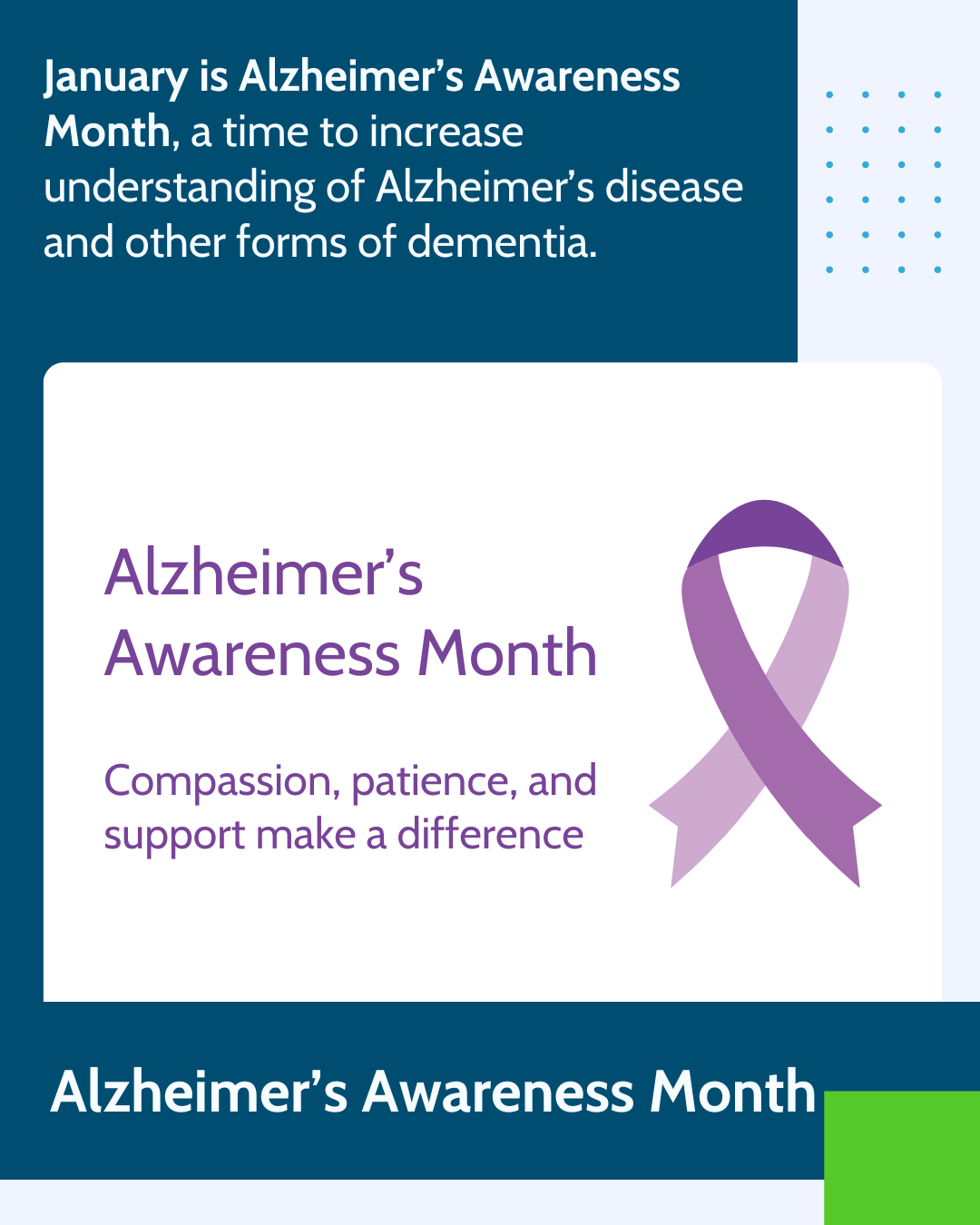 Alzheimer’s Awareness Month: Caring for You and Your Family at Every Stage of Life