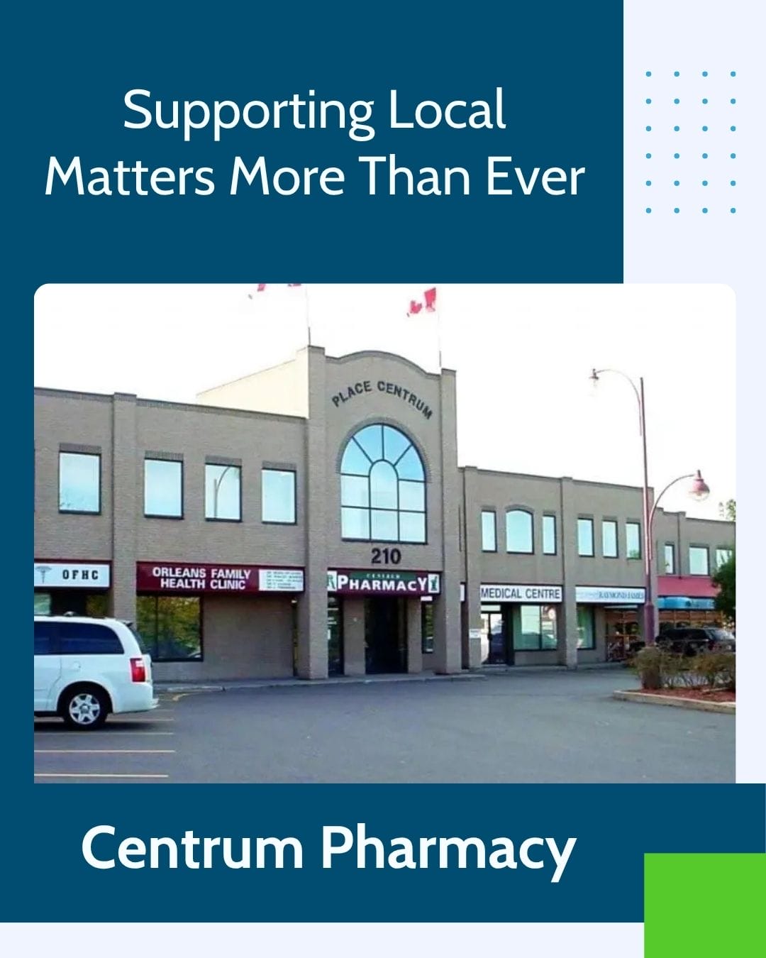 photo of the centrum pharmacy at 210 centrum blvd. in Orleans, Ottawa